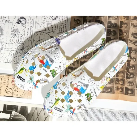 (RARE) VANS • No-Comply x Daniel Johnston Slip-On Trek Slippers, 7 - Picture 15 of 15